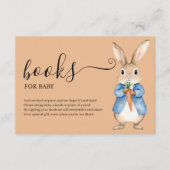 PETER RABBIT VEGIE BASKET BÜCHER FÜR BABY BEGLEITKARTE (Vorderseite)