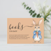 PETER RABBIT VEGIE BASKET BÜCHER FÜR BABY BEGLEITKARTE (Stehend Vorderseite)