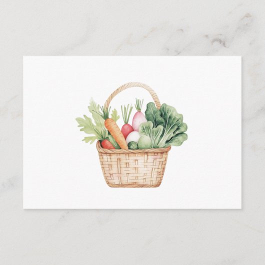 PETER RABBIT VEGIE BASKET BÜCHER FÜR BABY BEGLEITKARTE (Rückseite)