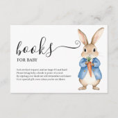 PETER RABBIT VEGIE BASKET BÜCHER FÜR BABY BEGLEITKARTE (Vorderseite)