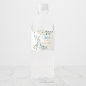 Peter Rabbit Wasserflasche - Geburtstagsparty Wasserflaschenetikett (Vorderseite)