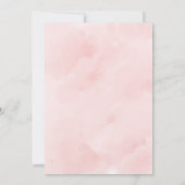 Peter Rabbit Watercolor Kindermädchen-Dusche Einladung (Rückseite)