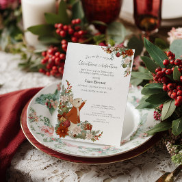 Peter Rabbit Weihnachts-Party Einladung