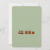 Peter Rabbit Weihnachtsgeburt Einladung (Rückseite)