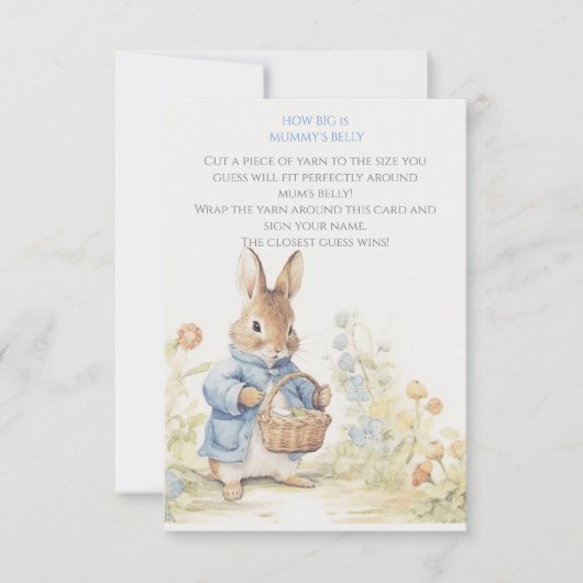 Peter Rabbit, wie groß der Bauch der Mama ist (Vorderseite)