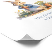 Peter Rabbit Wie viele Candies Baby Duschgame Poster (Ecke)