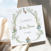 Peter Rabbit Wildblume Watercolor Kinderdusche Serviette