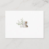 Peter Rabbit Wildflower Gift Registry Begleitkarte (Rückseite)