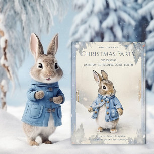 Peter Rabbit Winterurlaub Einladung