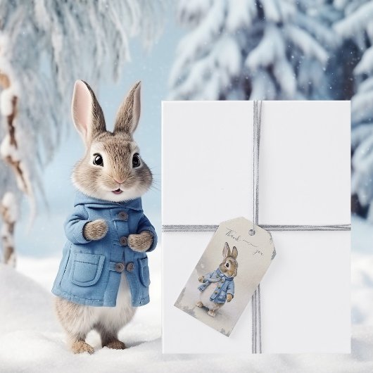 Peter Rabbit Winterurlaub Geschenkanhänger