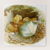 “Peter Rabbit with Winter Umbrella” by Beatrix Pot Puzzle (Horizontal)
