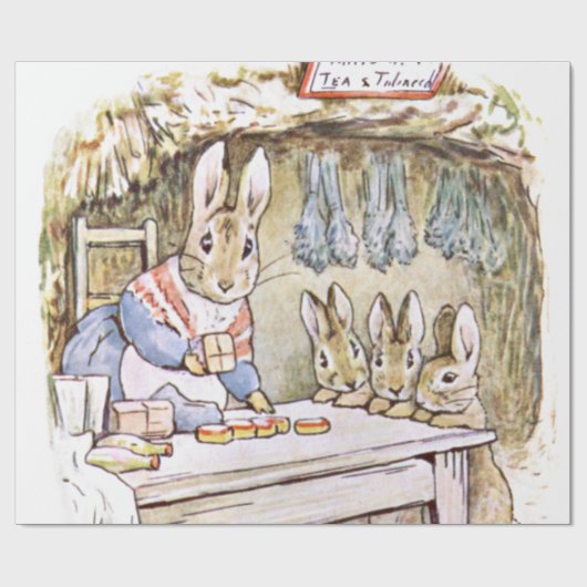 Peter Rabbit Wrapping Paper Geschenkpapier (Flach)