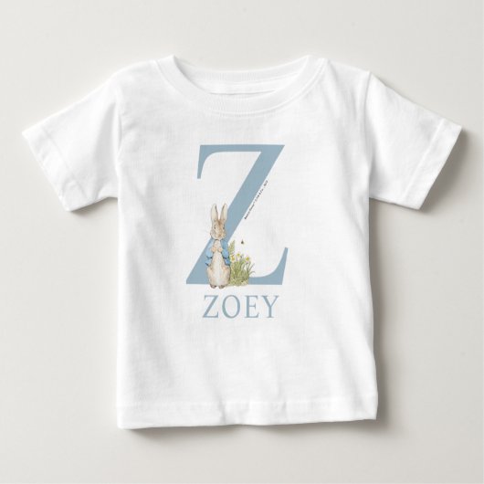 Peter Rabbit| Z für Baby T-shirt (Vorderseite)