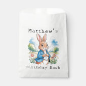 Peter Rabbit's Garden Boy Birthday Bash Geschenktütchen (Vorderseite)