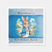 Peter Rabbit's Garden Boy Birthday Bash Serviette (Vorderseite)