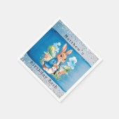 Peter Rabbit's Garden Boy Birthday Bash Serviette (Ecke)