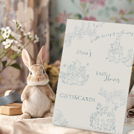 Peter Rabbit's Mama-Duschgeschenk und -karte Sockelschild