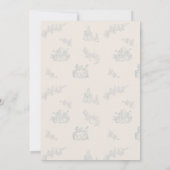 Peter Rabbit's Mutter-Baby-Dusche Dankeskarte (Rückseite)