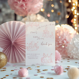 Peter Rabbit's Mutter-Baby-Dusche Dankeskarte