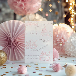 Peter Rabbit's Mutter-Baby-Dusche Einladung