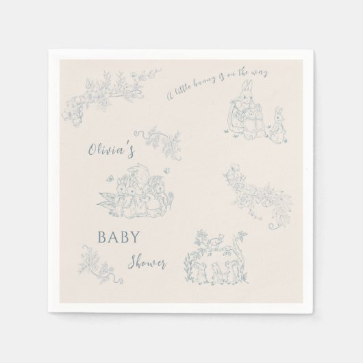 Peter Rabbit's Mutter-Baby-Dusche Serviette (Vorderseite)