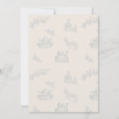 Peter Rabbits Mutter Baby Shower Danke (Rückseite)