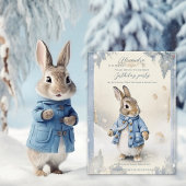Peter Rabbits Winterurlaub Geburtstag Einladung