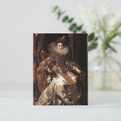 Peter Rubens - Portrait von Maria Serra Pallavicin Postkarte (Stehend Vorderseite)
