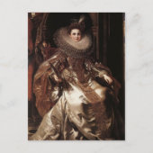 Peter Rubens - Portrait von Maria Serra Pallavicin Postkarte (Vorderseite)