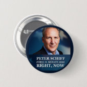 Peter Schiff für Senat 2010 Button (Vorne & Hinten)