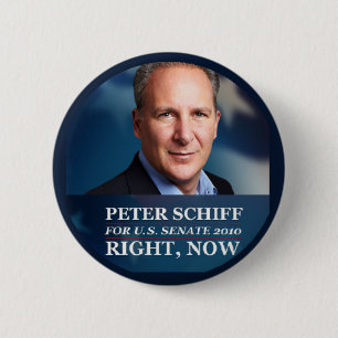Peter Schiff für Senat 2010 Button