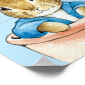 Peter Sitting in Pflanze Pot Poster (Ecke)