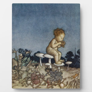 Peter spielte seine Flute Fotoplatte