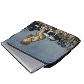 Peter spielte seine Flute Laptopschutzhülle (Vorne Knopf)