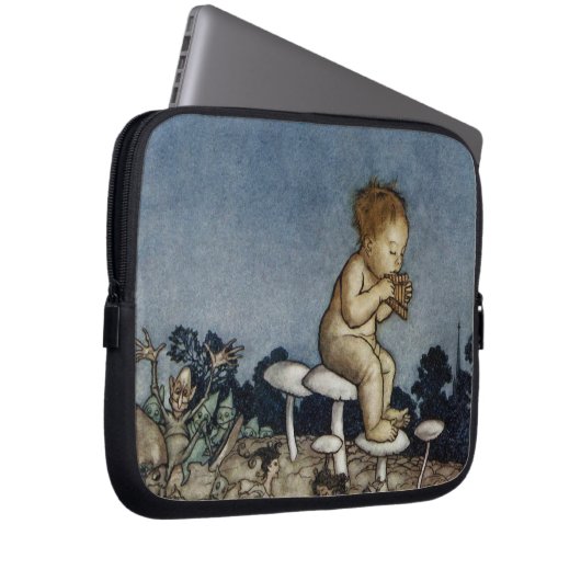 Peter spielte seine Flute Laptopschutzhülle (Vorne Rechts)