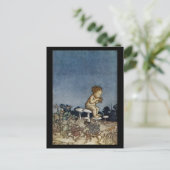 Peter spielte seine Flute Postkarte (Stehend Vorderseite)