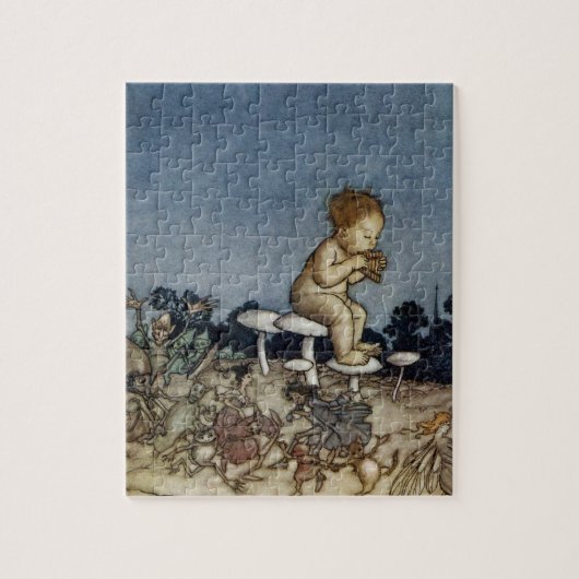 Peter spielte seine Flute Puzzle (Vertikal)