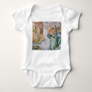 Peter springt in eine Wasserdose Baby Strampler