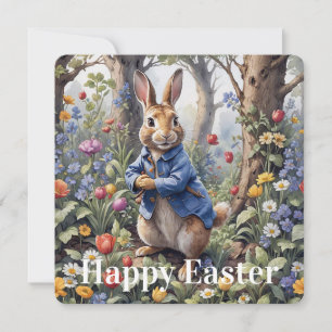 Peter the Oaster Rabbit Happy Oaster Feiertagskarte