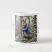 Peter the Oaster Rabbit Happy Oaster Jumbo-Tasse (Vorderseite)