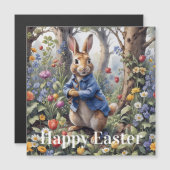 Peter the Oaster Rabbit Happy Oaster Magnetkarte (Vorne/Hinten)