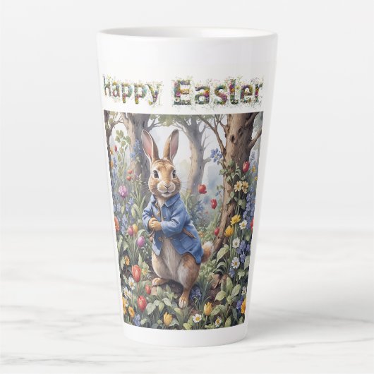 Peter the Oaster Rabbit Happy Oaster Milchtasse (Vorderseite)