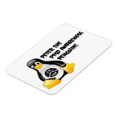 Peter The PTSD Awareness Penguin Magnet (Linke Seite)