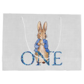 Peter the Rabbit 1. Geburtstag Große Geschenktüte (Rückseite)