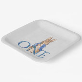 Peter the Rabbit 1. Geburtstag Pappteller (Gewinkelt)