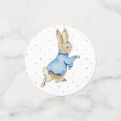 Peter the Rabbit and Family Baby Shower Konfetti (Klein Vorderseite)