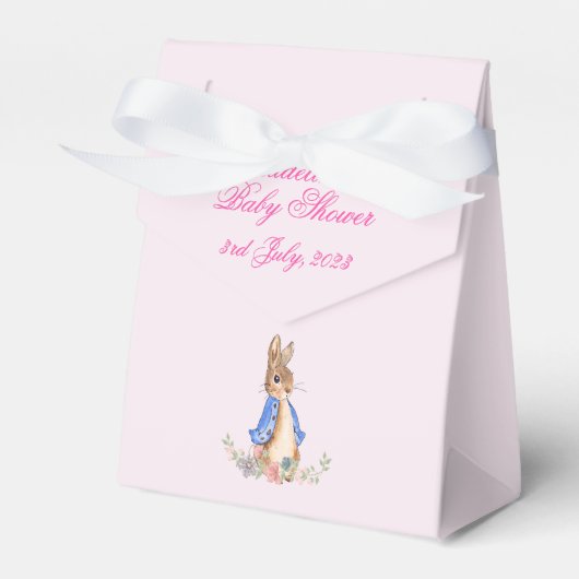 Peter the Rabbit Baby Shower Geschenkschachtel (Vorderseite)