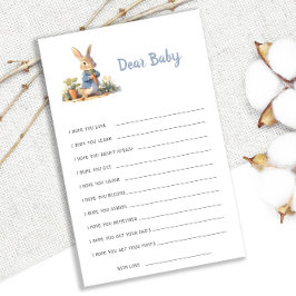 Peter The Rabbit Baby Shower Lieber Baby wünscht S