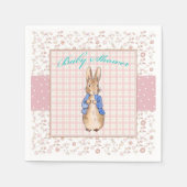 Peter the Rabbit Baby Shower Napkin Serviette (Vorderseite)