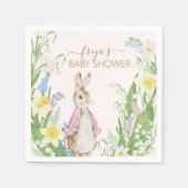 Peter the Rabbit Baby Shower Serviette (Vorderseite)